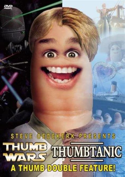 Scary looking thumb with a face superimposed